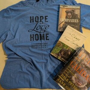 Chimpanzee Rescue Shirt, Books & DVD